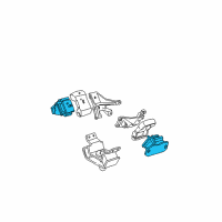 OEM Toyota Tundra Insulator Diagram - 12361-0F010