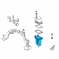 OEM Toyota Prius AWD-e Lower Housing Diagram - 17701-37230