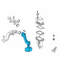 OEM 2021 Toyota Prius AWD-e Lower Resonator Diagram - 17751-37110