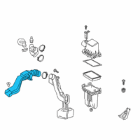 OEM 2021 Toyota Corolla Inlet Tube Diagram - 17752-37170