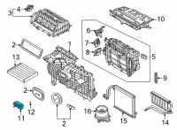 OEM 2022 Lincoln Corsair Expansion Valve Diagram - JX6Z-19849-A