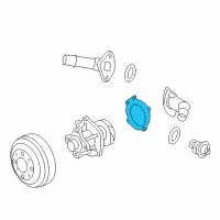 OEM 2010 Hummer H3T Gasket Diagram - 24576956