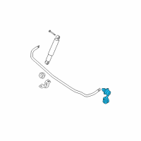 OEM 2013 Nissan Xterra Rod-Connecting, Rear Stabilizer Diagram - 56261-EA000