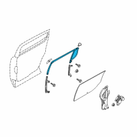 OEM 2010 Lincoln MKT Run Channel Diagram - AE9Z-7425766-A