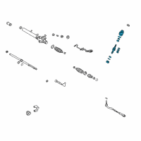 OEM 2000 Lexus GS300 Rack and Pinions Diagram - 4421030160