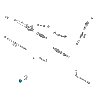 OEM 2003 Lexus SC430 Grommet, Steering Rack Housing, NO.1 Diagram - 45516-30060