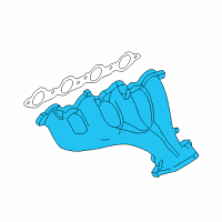 OEM 2008 Chevrolet Corvette Exhaust Manifold Diagram - 12633124