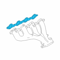 OEM 2006 Chevrolet Corvette Manifold Gasket Diagram - 12594171