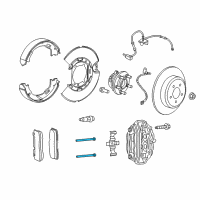 OEM 2020 Dodge Charger Pin-Disc Brake Diagram - 5174332AA