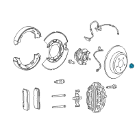 OEM Dodge Viper Nut-HEXAGON FLANGE Lock Diagram - 6509598AA