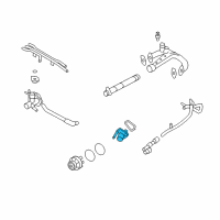 OEM 2012 Nissan GT-R Thermostat Assembly Diagram - 21200-KB50A