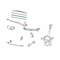 OEM 2007 Toyota Solara Blade Assembly Insert Diagram - 85214-02150