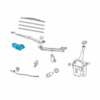 OEM 2008 Toyota Matrix Front Motor Diagram - 85110-02110