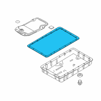 OEM Hyundai Genesis Gasket-Oil Pan Diagram - 45282-3C100