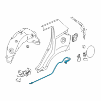 OEM 2014 Kia Sportage Catch & Cable Assembly-F Diagram - 815903W001