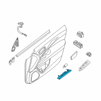 OEM 2017 Nissan Maxima Lamp Assembly-Door Step Diagram - 26420-3JA0B