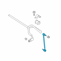 OEM 2016 Lexus ES300h Link Assy, Front Stabilizer Diagram - 48820-33070