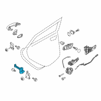 OEM Ford Door Check Diagram - AE8Z-5427204-A