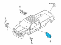 OEM 2022 Ford F-150 ABS Control Module Diagram - ML3Z19G647R