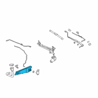 OEM 2016 Chevrolet Caprice Washer Reservoir Diagram - 92191904