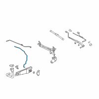 OEM 2015 Chevrolet Caprice Washer Hose Diagram - 92213807