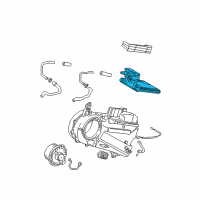 OEM Toyota Sienna Heater Core Diagram - 87107-08051