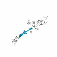 OEM 2007 Toyota Camry Intermed Shaft Diagram - 45220-06142