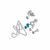 OEM 2005 Chevrolet Monte Carlo Tensioner Asm-Drive Belt Diagram - 12564506