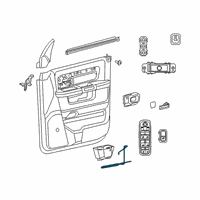 OEM 2022 Ram 3500 LEDPOCKET-Map Pocket Diagram - 68367047AC