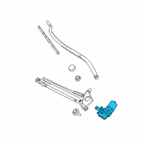 OEM 2021 Lincoln Corsair MOTOR ASY - WIPER Diagram - LJ7Z-17508-C