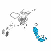 OEM BMW 340i xDrive Air Duct Diagram - 13-71-8-601-682