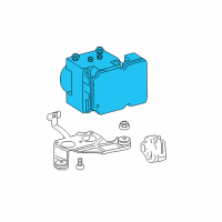 OEM 2020 Toyota Tundra Actuator Assembly Diagram - 44050-0C573
