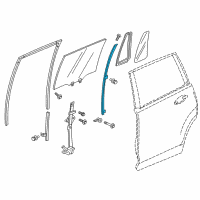 OEM 2019 Honda Passport SASH, R. RR. DOOR QUARTER Diagram - 72731-TG7-A32