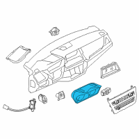 OEM 2016 BMW X5 Instrument Cluster Diagram - 62-10-8-795-237