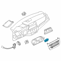 OEM 2018 BMW X6 Headlight Switch Diagram - 61-31-9-865-813