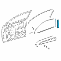 OEM 2020 Toyota C-HR Applique Diagram - 75071-F4020