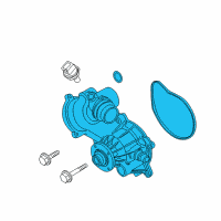 OEM BMW 650i Engine Water Pump Diagram - 11-51-7-586-779