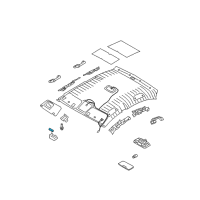 OEM 2013 Hyundai Azera Bulb Diagram - 18645-05009-N