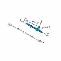 OEM Kia Rondo Gear & Linkage Assembly Diagram - 577101D200