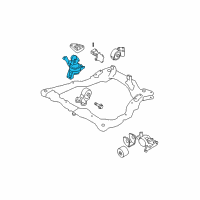 OEM Kia Spectra Engine Mounting Bracket Assembly Diagram - 218102F751