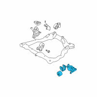 OEM Kia Spectra5 Bracket Assembly-Transmission Diagram - 218302F010