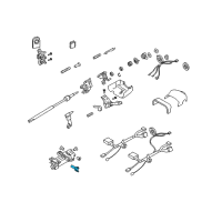 OEM 2003 Chevrolet SSR Lock Cylinder Diagram - 15789012