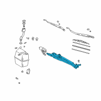 OEM 2000 Toyota Celica Linkage Assembly Diagram - 85150-2B010