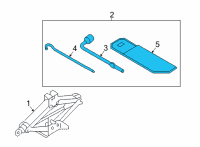 OEM Hyundai Tucson TOOL SET-OVM Diagram - 09130-CW000