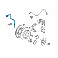 OEM BMW 330i Brake Hose Rear Diagram - 34-30-1-165-174