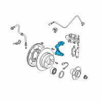 OEM 2008 BMW X3 Calliper Carrier Diagram - 34-21-6-765-885