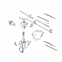 OEM 2003 Toyota Tacoma Level Sensor Diagram - 85397-35141