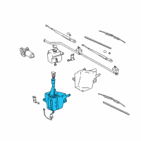 OEM 1998 Toyota Tacoma Reservoir Diagram - 85315-04060