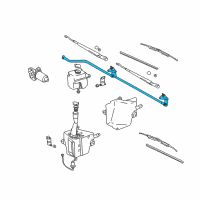 OEM 1997 Toyota 4Runner Linkage Assembly Diagram - 85150-35200