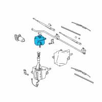 OEM 2003 Toyota Tacoma Reservoir Diagram - 85315-04050